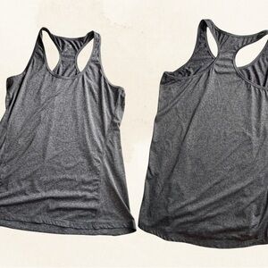 Icyzone Grey Racerback Athletic Tank – Size XL (Great Condition)